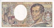 Frankreich 200 francs 200 Francs - Montesquieu - 1992 - Serial S.127 - P.155 -