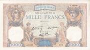 Frankreich 1000 francs 1000 Francs - Ceres and Mercury - 18-07-1940 - Serial S.10348 - P.90 -