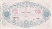 Frankreich 500 francs 500 Francs - Pink and blue - 27-05-1937 - Serial A.2597 - P.66 -