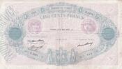 Frankreich 500 francs 500 Francs - Pink and blue - 13-05-1937 - Serial E.2581 - P.66 -