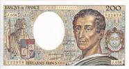 Frankreich 200 francs 200 Francs - Montesquieu - 1988 - Serial J.058 - P.155 -