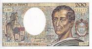 Frankreich 200 francs 200 Francs - Montesquieu - 1989 - Serial J.067 - P.155 -