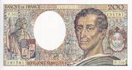 Frankreich 200 francs 200 Francs - Montesquieu - 1992 - Serial P.102 - P.155 -
