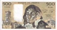 Frankreich 500 francs 500 Francs - Pascal - 07-06-1979 - Serial D.102 - P.156 -