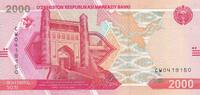 Usbekistan 2000 sum 2000 Som - Ark of Bukhara - 2021 - Serial CW - P.NEW -