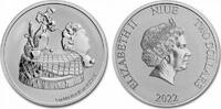 Niue 2 dollars 2 Dollars - 1 oz Silver - Lady and the Tramp - 2022 -