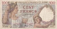 Frankreich 1940 100 Francs - Sully - 08-02-1940 - Serial K.7082 - P.94 IV / S+