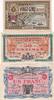 Frankreich Lot 3 Billets de Chambre de Commerce de Toulon et Var   