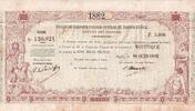 Martinique 5000 francs 5000 Francs - French colonial note - Sign. Chazal - 18-10-1882 - Kol.N°46 -