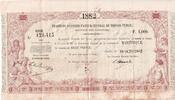Martinique 1000 francs 1000 Francs - French colonial note - Sign. Chazal - 18-10-1882 - Kol.N°45 -