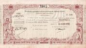 Martinique 500 francs 500 Francs - French colonial note - Sign. Chazal - 18-10-1882 - Kol.N°43 -