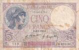 Frankreich 1925 5 Francs - Purple - 28-05-1925 - Serial O.23100 - P.79 IV / S+