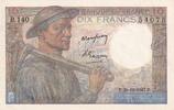 Frankreich 10 francs 10 Francs - Minor - 30-01-1947 - Serial B.140 - P.99 -