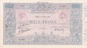 Frankreich 1925 1000 Francs - Rose and Blue - 16-05-1925 - Serial R.1931 - P.67 III / SS+