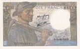 Frankreich 10 francs 10 Francs - Minor - 19-12-1946 - Serial V.123 - P.99 -