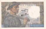 Frankreich 10 francs 10 Francs - Minor - 09-01-1947 - Serial G.127 - P.99 -