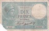 Frankreich 10 francs 10 Francs - Minerva - 17-12-1936 - Serial D.67898 - P.73 -