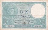 Frankreich 10 francs 10 Francs - Minerva - 05-10-1939 - Serial G.73760 - P.73 -