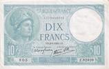 Frankreich 10 francs 10 Francs - Minerva - 02-01-1941 - Serial Z.82938 - P.73 -