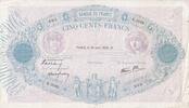 Frankreich 500 francs 500 Francs - Pink and blue - 30-06-1938 - Serial K.3029 - P.66 -