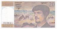 Frankreich 20 francs 20 Francs - Debussy - 1987 - Serial A.019 - P.151 -