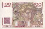 Frankreich 100 francs 100 Francs - Jeune Paysan - 17-07-1947 - Serial H.203 - P.128 -
