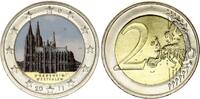Deutschland  2 Euros - Cologne Cathedral - Colorised - D Munich - 2011 I- / VZ+ / VZ-ST