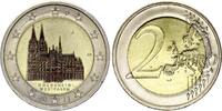 Deutschland  2 Euros - Cologne Cathedral - Colorised - J Hamburg - 2011 I- / VZ+ / VZ-ST