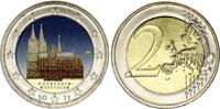 Deutschland  2 Euros - Cologne Cathedral - Colorised - G Karlsruhe - 2011 I- / VZ+ / VZ-ST