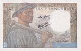 Frankreich 10 francs 10 Francs - Minor - 09-09-1943 - Serial Y.57 - P.99 -