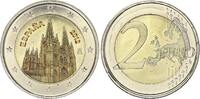 Spanien  2 Euros - Cathedral of Burgos - Colorised - 2012 I- / VZ+ / VZ-ST