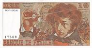 Frankreich 10 francs 10 Francs - Berlioz - 03-07-1975 - Serial L.202 - P.150 -