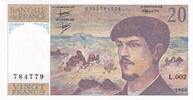 Frankreich 20 francs 20 Francs - Debussy - 1980 - Serial L.002 - P.151 -