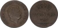 Neapel und Sizilien 1 quadrans 1 Tornese Ferdinand II - 1851 - KM.358 -