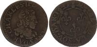 Frankreich double tournois Double tournois - Charles de Gonzague - Ardennes - 1642 -