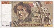 Frankreich  100 Francs - Delacroix - 1978 - Serial A.7 - P.154 III / SS