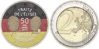 Deutschland  2 Euros - Elysée Treaty - Colorised - A (Berlin) - 2013 I- / VZ+ / VZ-ST