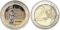 Deutschland 2010 2 Euros - Bremen - Colorised - J (Hamburg) - 2013 I- / VZ+ / VZ-ST