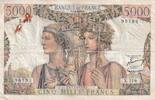 Frankreich 5000 francs 5000 Francs - Sea and Countryside - 02-01-1953 - Serial X.119 - P.131 -