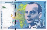 Frankreich 50 francs 50 Francs - Saint-Exupéry - 1992 - Letter G - P.157 -