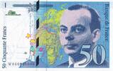 Frankreich 50 francs 50 Francs - Saint-Exupéry - 1997 - Letter W - P.157 -