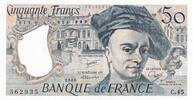 Frankreich 50 francs 50 Francs - Quentin de la Tour - 1986 - Serial C.45 - P.152 -