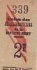 Frankreich 2 f 2 F Paris Union des consommateurs -