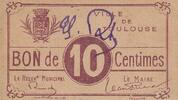 Frankreich 10 10 centimes Toulouse City -