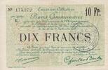 Frankreich 10 francs 10 Francs Douai City - 1916 -