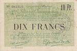 Frankreich 10 francs 10 Francs Douai City - 1916 -