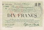 Frankreich 10 francs 10 Francs Douai City - 1916 -