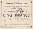 Frankreich 5 f 5 F Dourges -