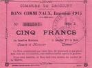Frankreich 5 f 5 F Drocourt -