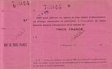 Frankreich 3 f 3 F Beaucourt Annulé -